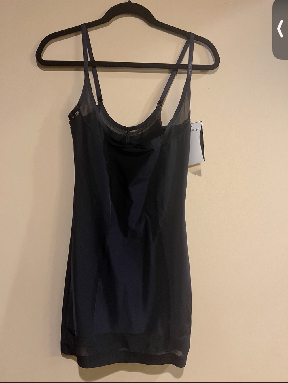 Calvin Klein Sculpted Shapewear Slip Dress – Black – Size S – NWT